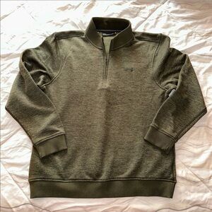 Under Armour Men's Olive Zip-Up‎ Sweater